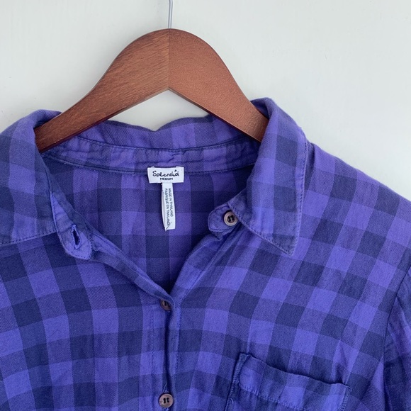 Splendid button up flannel M - Picture 5 of 7